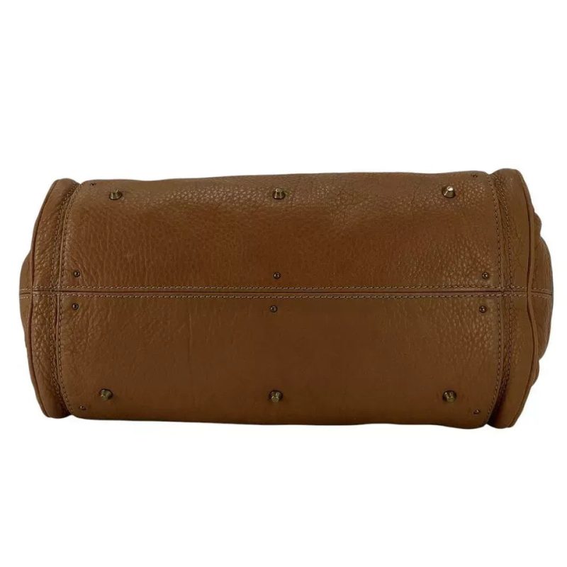 Chloe Brown Paddington One shoulder Hand Bag Leather Lock Key padlock - Image 5
