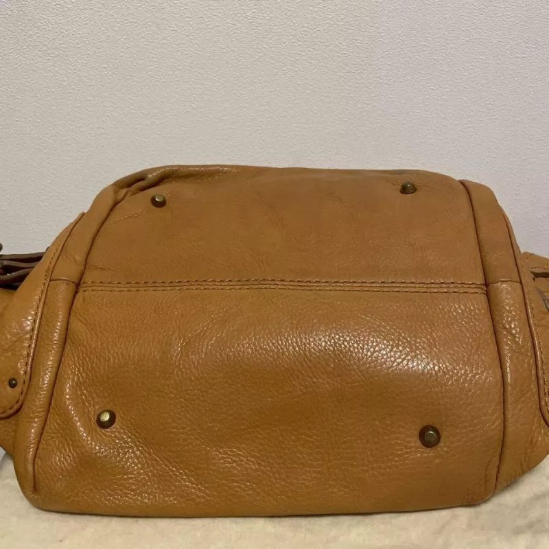 Chloe 2000s Paddington Leather Hand Bag Camel Beige Vintage - Image 3