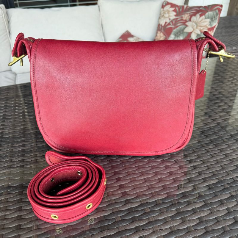 Vintage Coach Red Patricias Legacy 9951 - Image 17