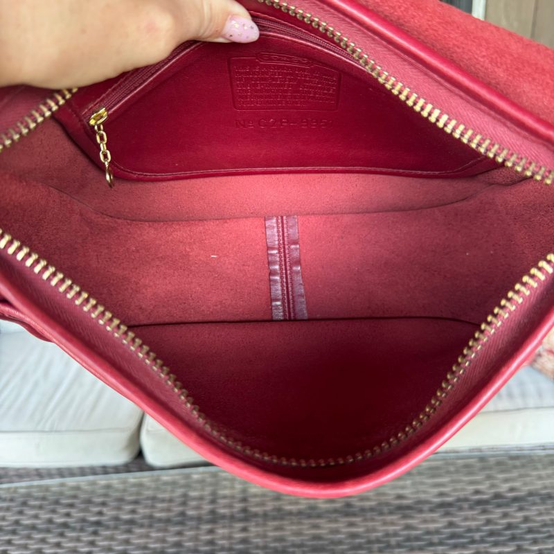Vintage Coach Red Patricias Legacy 9951 - Image 6