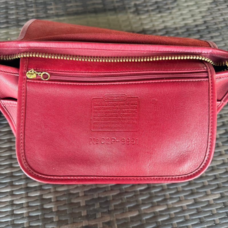 Vintage Coach Red Patricias Legacy 9951 - Image 5