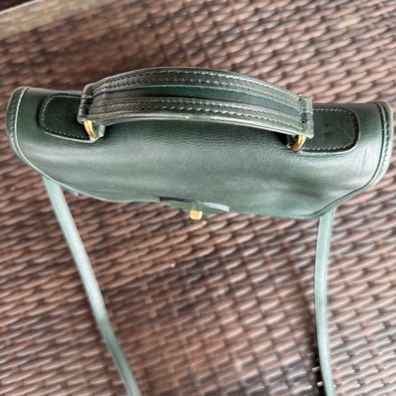 Vintage Coach Bottle Green Station Bag 5130 - Image 19