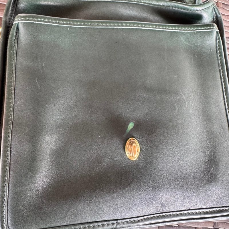 Vintage Coach Bottle Green Station Bag 5130 - Image 17