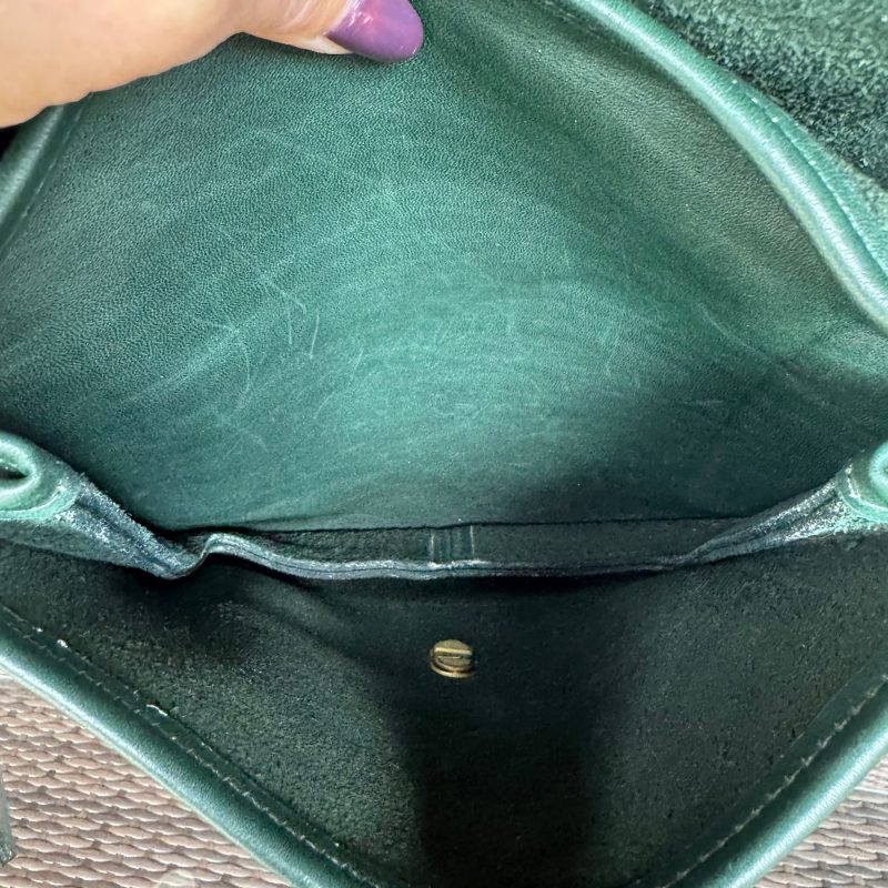 Vintage Coach Bottle Green Station Bag 5130 - Image 13
