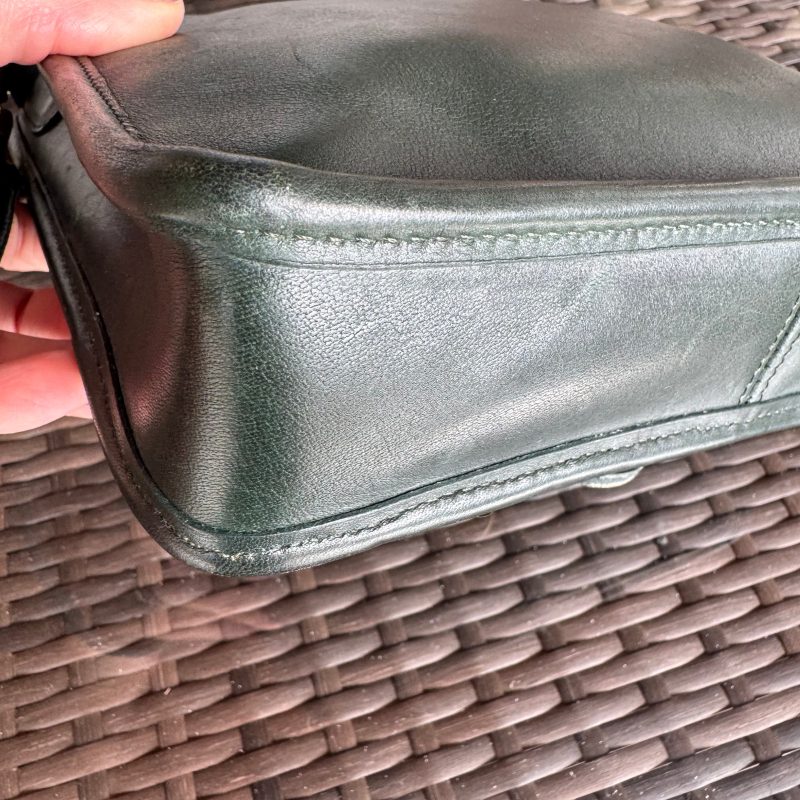 Vintage Coach Bottle Green Station Bag 5130 - Image 6
