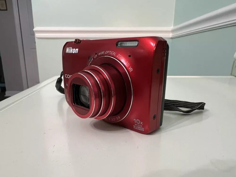 Nikon Coolpix S6300 Red 16 0Mp 10X Optical Zoom Vintage Compact Digital Camera Ox - Image 3