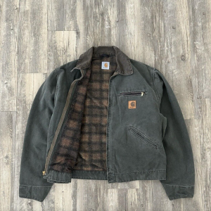 Carhartt Men's Green and Brown Jacket