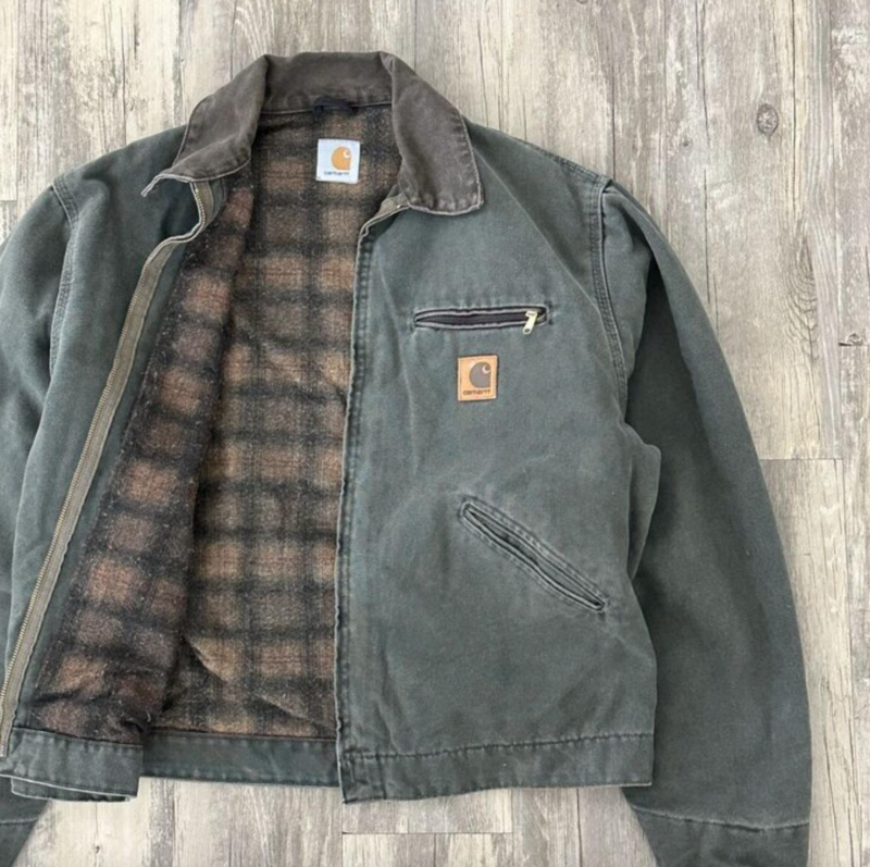 Carhartt Men's Green and Brown Jacket - Image 2
