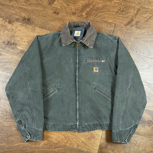 Carhartt Men's Green and Brown Jacket