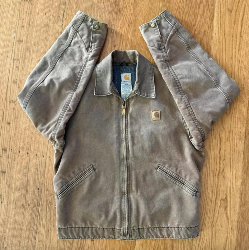 Carhartt Men's Brown and Grey Jacket - Image 2