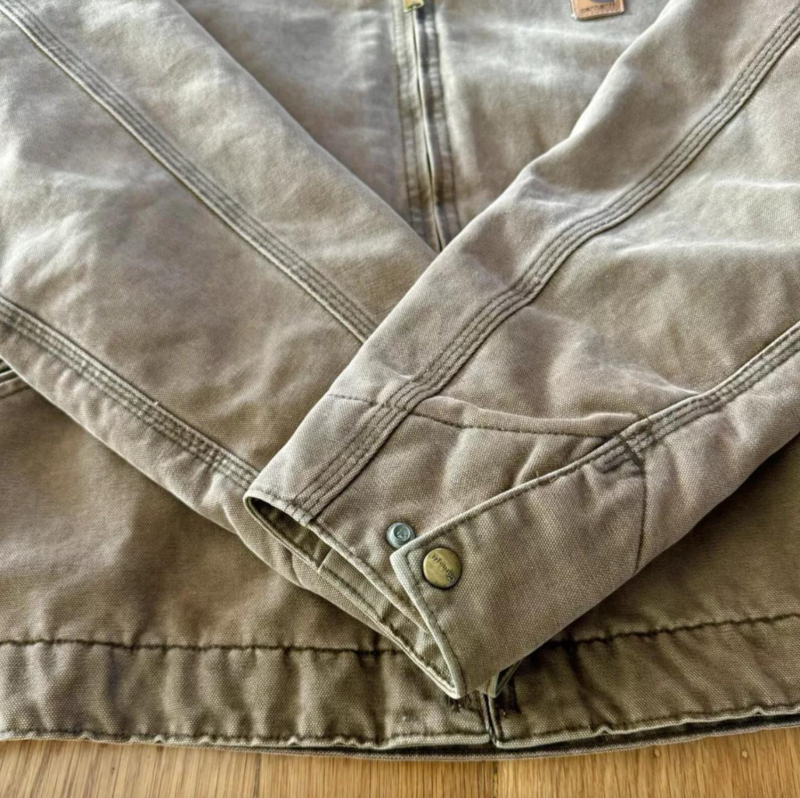 Carhartt Men's Brown and Grey Jacket - Image 6