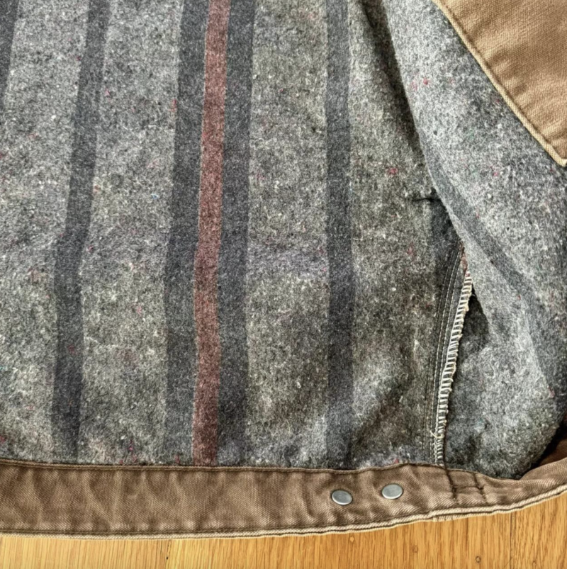 Carhartt Men's Brown and Grey Jacket - Image 7
