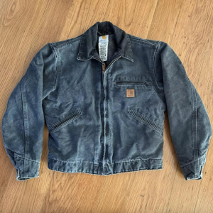 Carhartt Men's Grey and Black Jacket