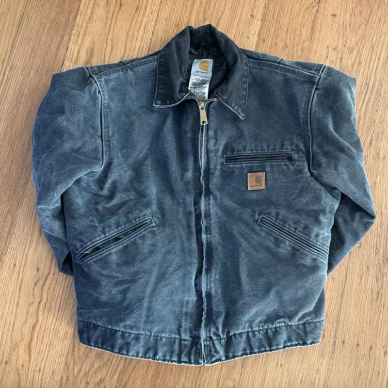 Carhartt Men's Grey and Black Jacket - Image 2