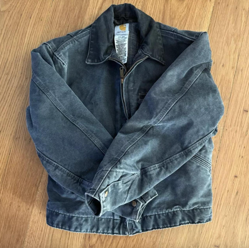 Carhartt Men's Grey and Black Jacket - Image 3