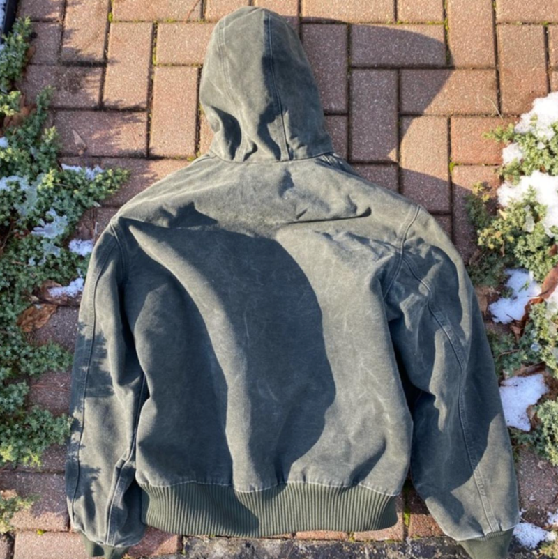 Vintage Carhartt Jacket Forest Green - Image 5