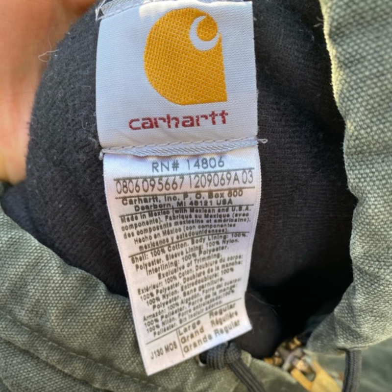 Vintage Carhartt Jacket Forest Green - Image 6