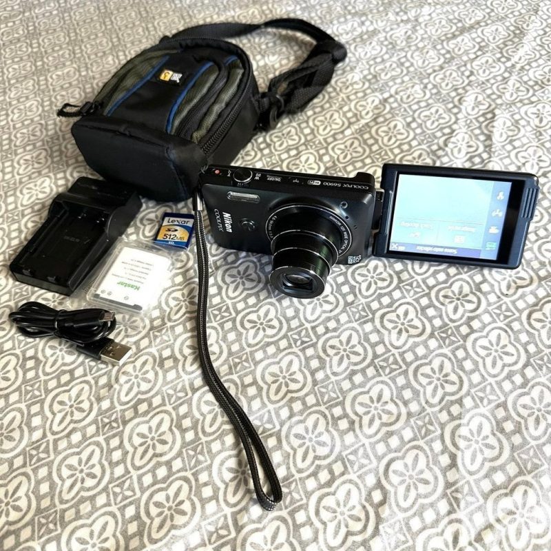 Nikon Coolpix S6900 Black 16 0Mp 12X Zoom Wifi Digital Camera Great Condition Ft - Image 2