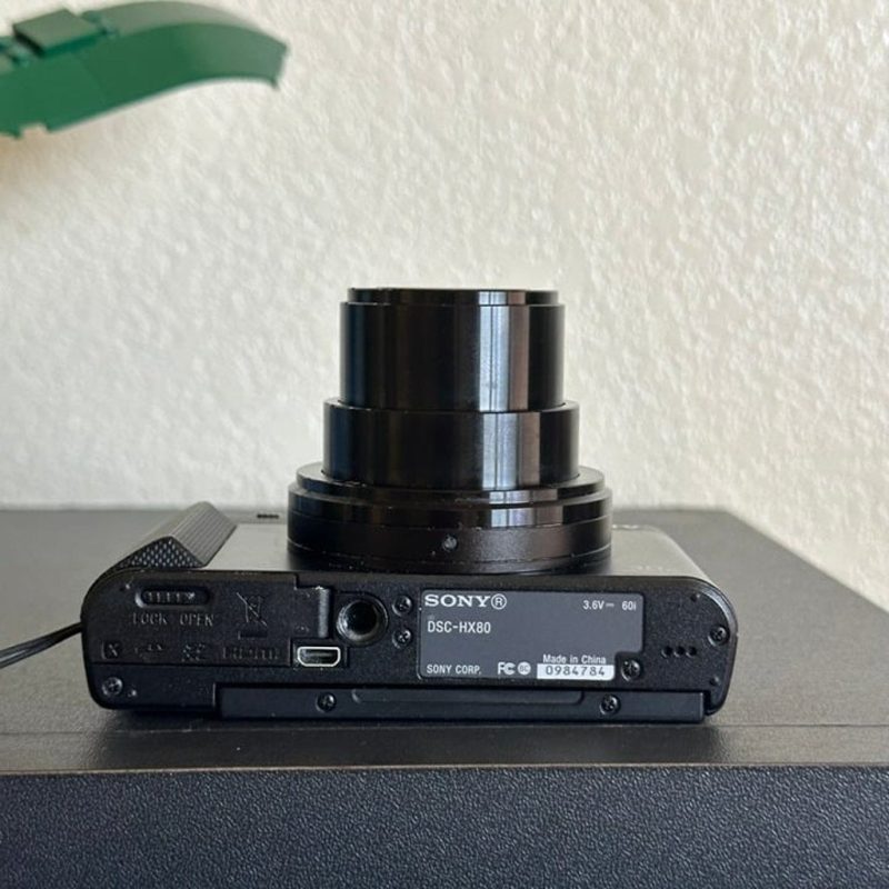 Sony Cyber Shot Dsc Hx80 Digital Camera Black 18 2Mp Vlogging Compact Camera Ap - Image 8