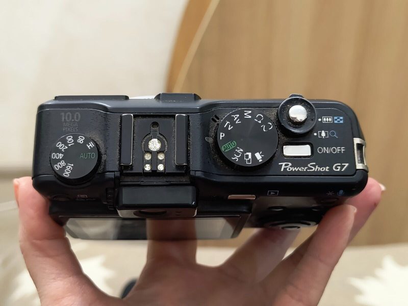 Canon PowerShot G7 10.0MP Digital Camera - Black Fully Working Great Shape - Image 8