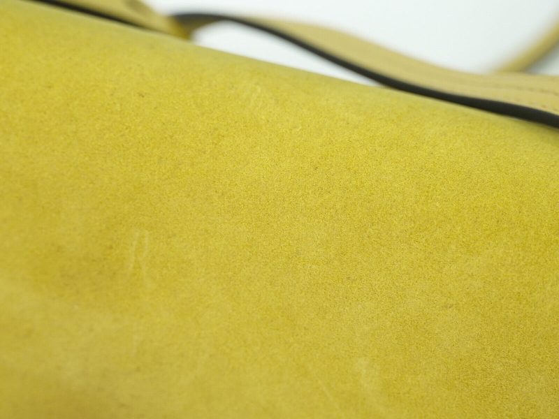 Chloe Faye Suede Leather Shoulder Crossbody Bag Yellow - Image 5