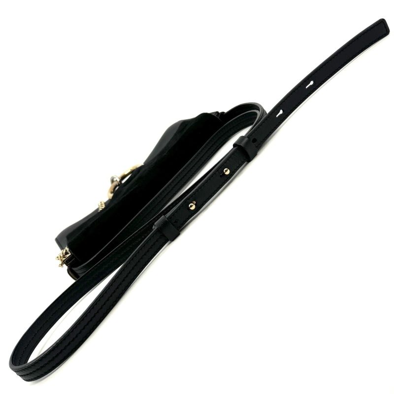 Chloe Faye  Shoulder Bag Black Small Leather Authentic - Image 14