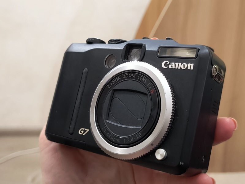 Canon PowerShot G7 10.0MP Digital Camera - Black Fully Working Great Shape - Image 4