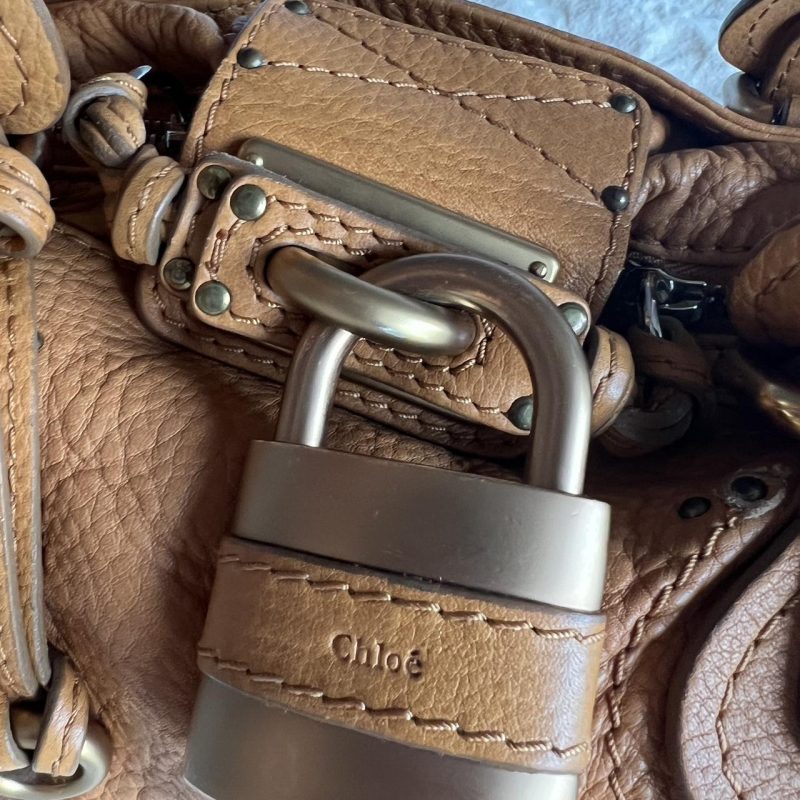 2005 Orange Chloe Paddington Bag With Gold Hardware - Image 3