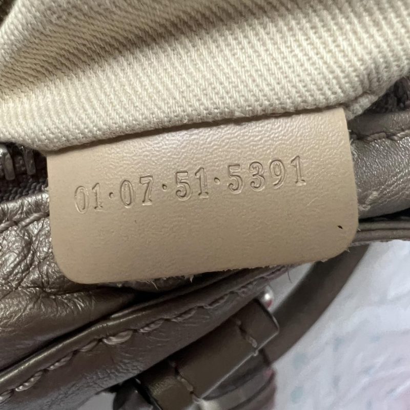 Authentic Bronze Chloe Paddington Bag With Silver Hardware - Image 7