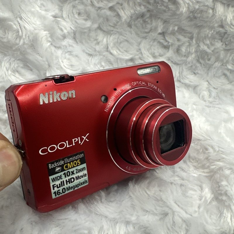 📷 Nikon COOLPIX S6300 Red 16.0MP 10x optical zoom Digital Camera W/SD Card See Vid - Image 7