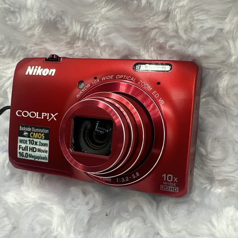 📷 Nikon COOLPIX S6300 Red 16.0MP 10x optical zoom Digital Camera W/SD Card See Vid - Image 10