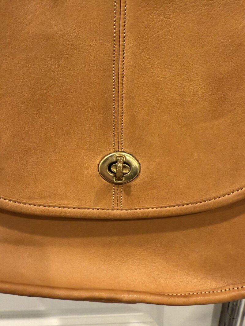 Coach Vintage Crescent Saddle Bag Nyc 9235 Saddle Tan - Image 12