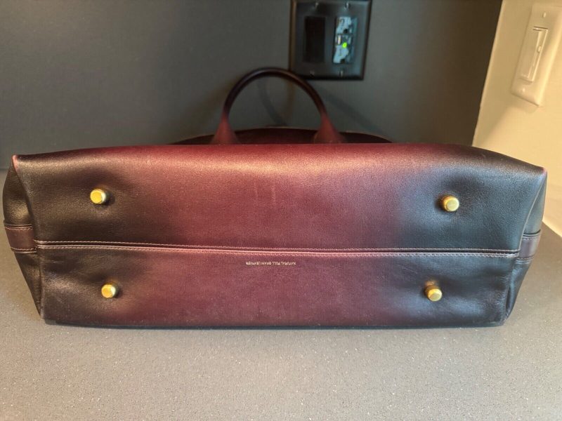 Sold Out Coach Soft Empire Carryall Bag 40 Burnished Merlot Lightly Used - Image 14