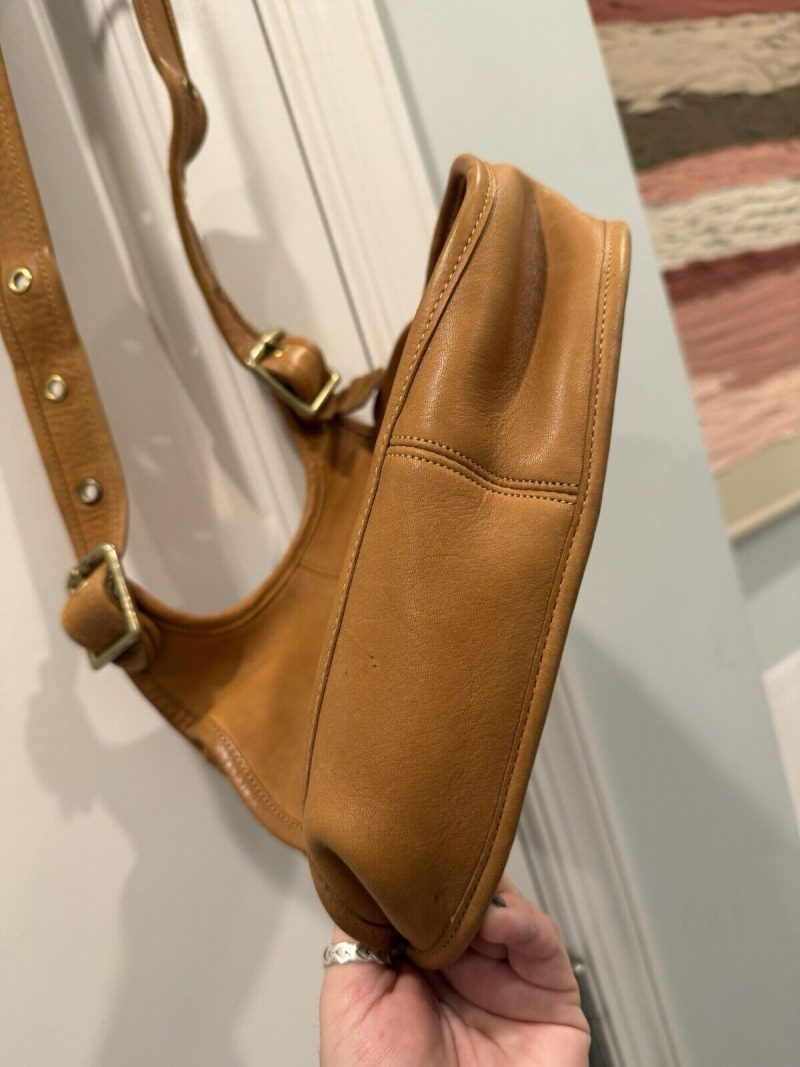 Coach Vintage Crescent Saddle Bag Nyc 9235 Saddle Tan - Image 10