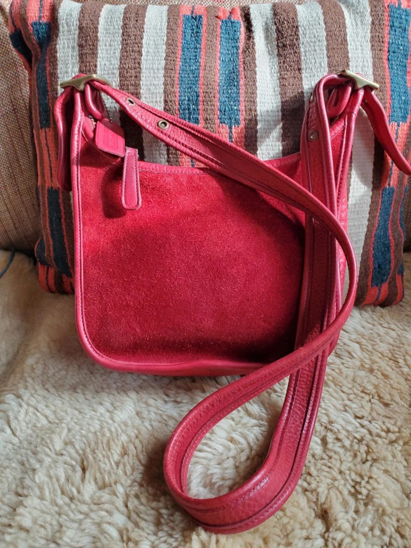 Coach Vintage Janice In Berkeley Suede Red - Image 11