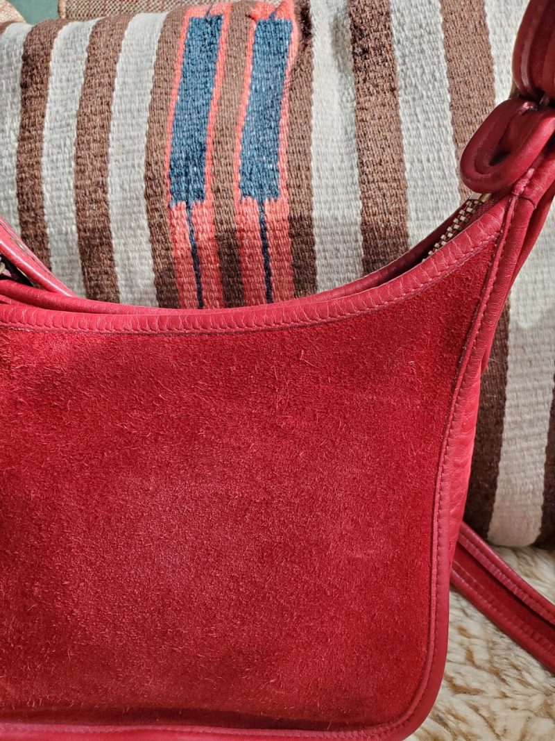 Coach Vintage Janice In Berkeley Suede Red - Image 3