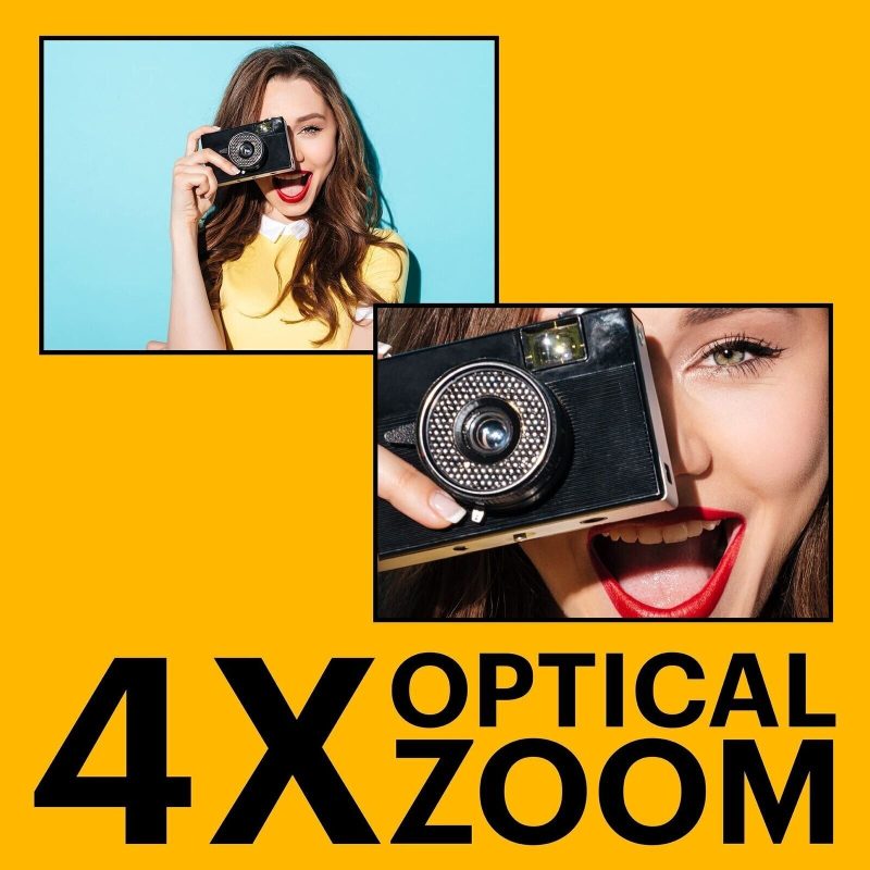 KODAK PIXPRO Friendly Zoom FZ45 Red 16MP Digital Camera with 4X Optical Zoom... - Image 3