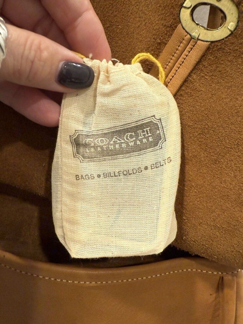 Coach Vintage Crescent Saddle Bag Nyc 9235 Saddle Tan - Image 8