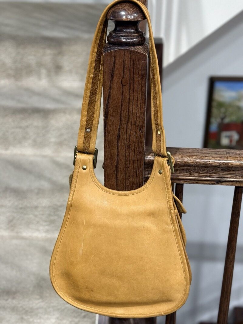 Coach Vintage Crescent Saddle Bag Nyc 9235 Saddle Tan - Image 6