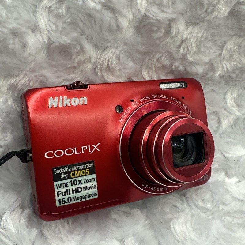 📷 Nikon COOLPIX S6300 Red 16.0MP 10x optical zoom Digital Camera W/SD Card See Vid - Image 12