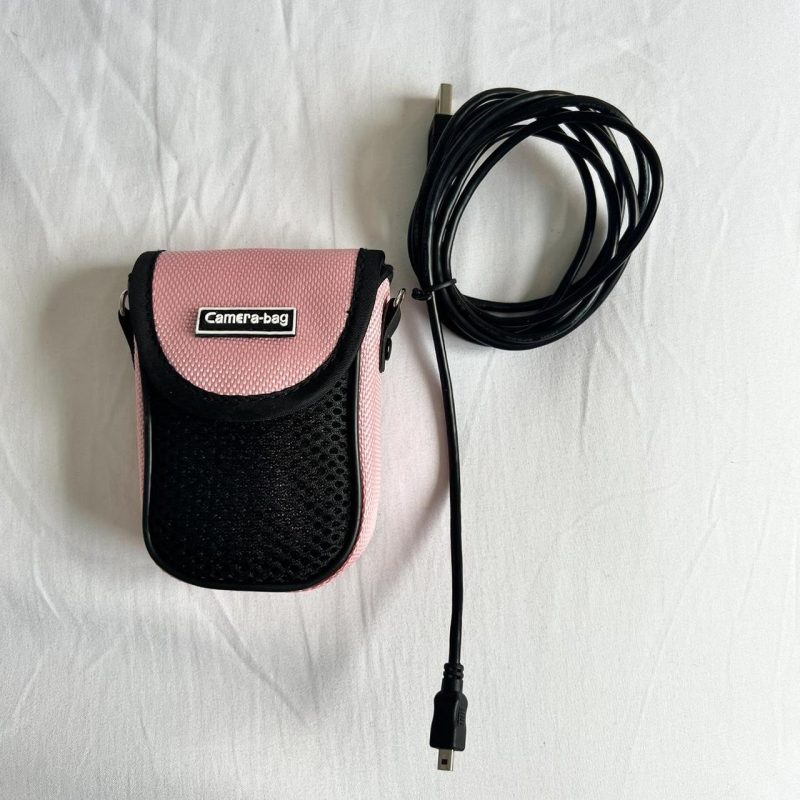 Used Samsung Vintage Finepix T350 14MP Pink Digital Camera - Image 4