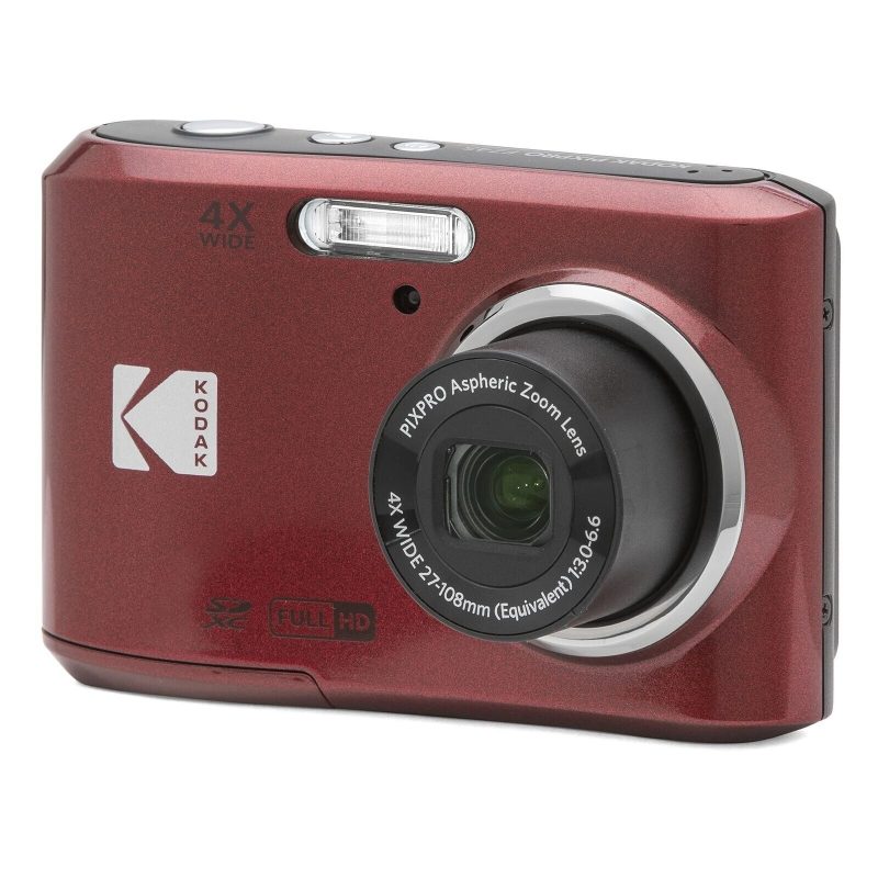 KODAK PIXPRO Friendly Zoom FZ45 Red 16MP Digital Camera with 4X Optical Zoom...