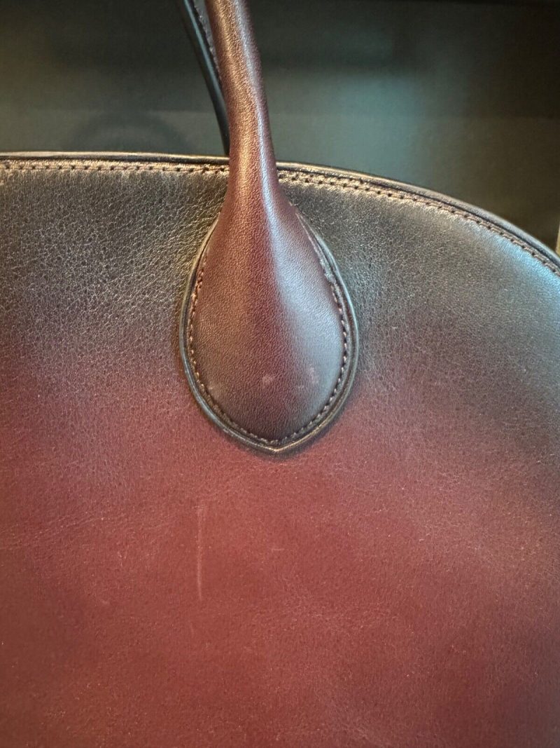 Sold Out Coach Soft Empire Carryall Bag 40 Burnished Merlot Lightly Used - Image 13