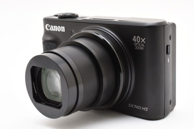 📸 Canon PowerShot SX740 HS 20.3MP Digital Camera – Black [Near Mint] – From JAPAN - Image 4