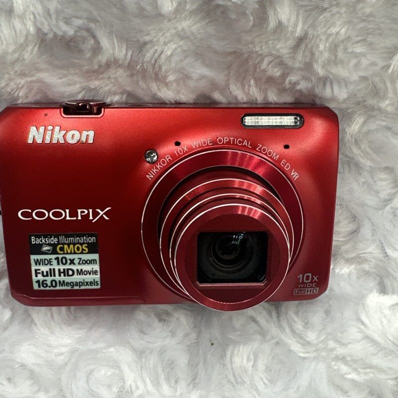 📷 Nikon COOLPIX S6300 Red 16.0MP 10x optical zoom Digital Camera W/SD Card See Vid - Image 11