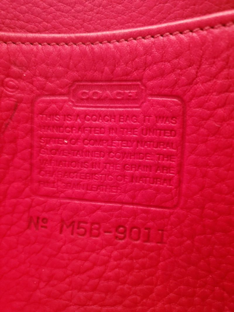 Coach Vintage Janice In Berkeley Suede Red - Image 4