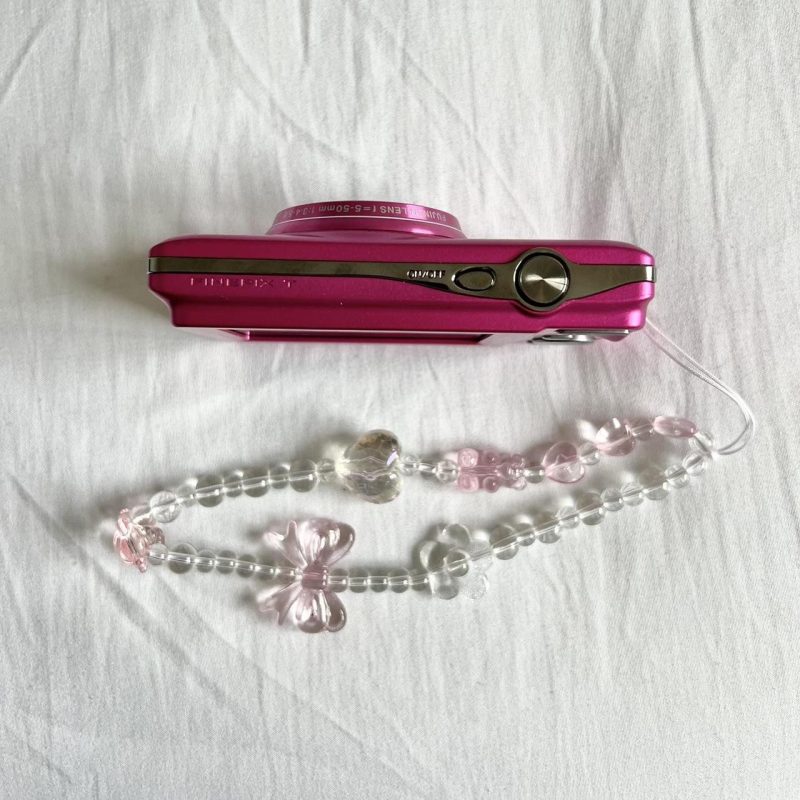 Used Samsung Vintage Finepix T350 14MP Pink Digital Camera - Image 3