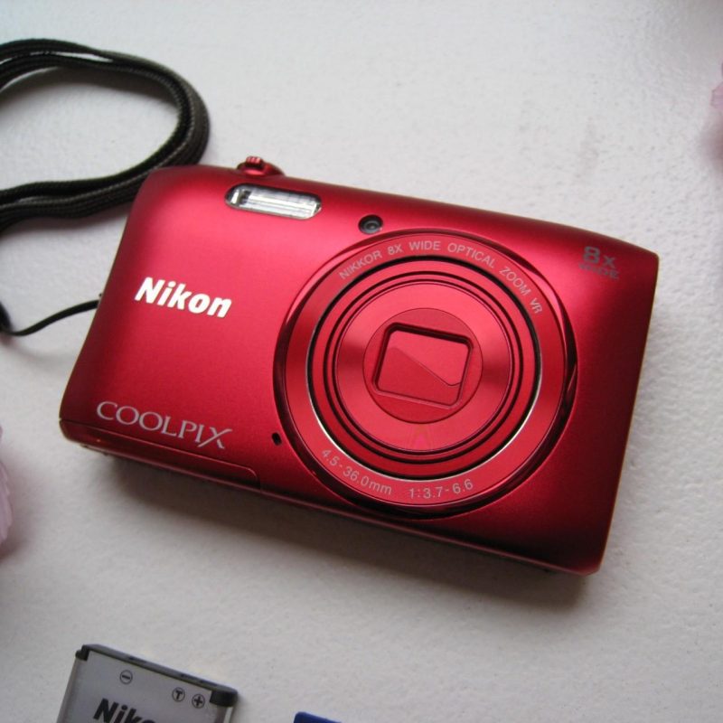 Red Nikon Coolpix S3600 Digital Camera Df - Image 4